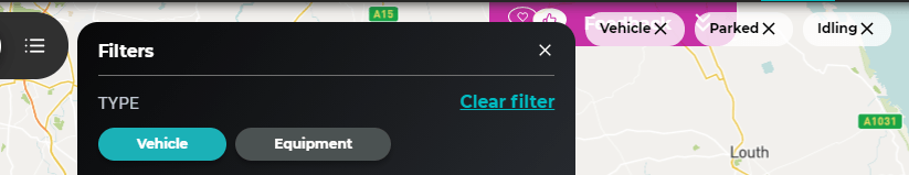 Clear Filter option