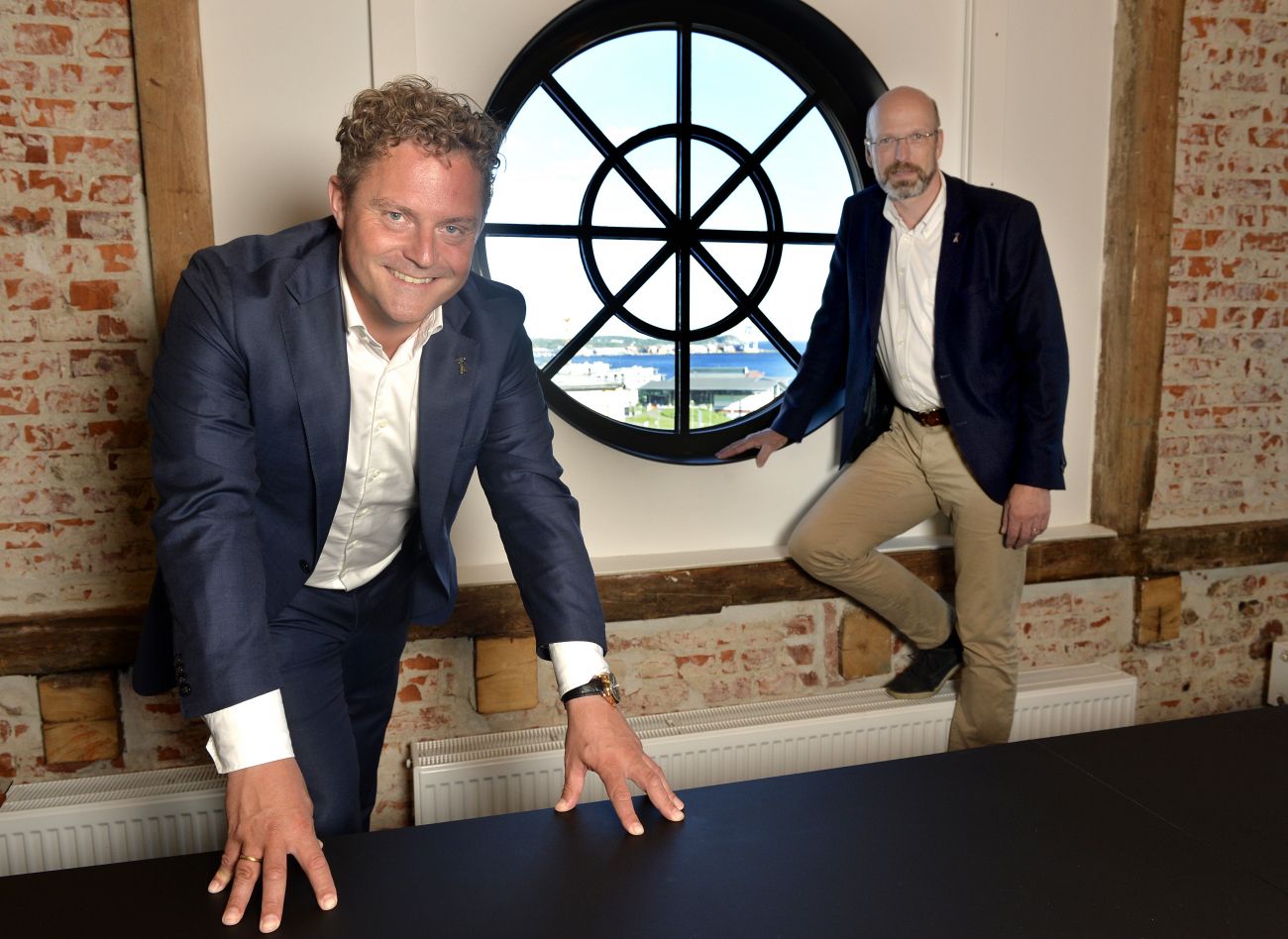 Bjørn Erik Helgeland, COO ABAX Group og Petter Quinsgaard, CEO ABAX Group