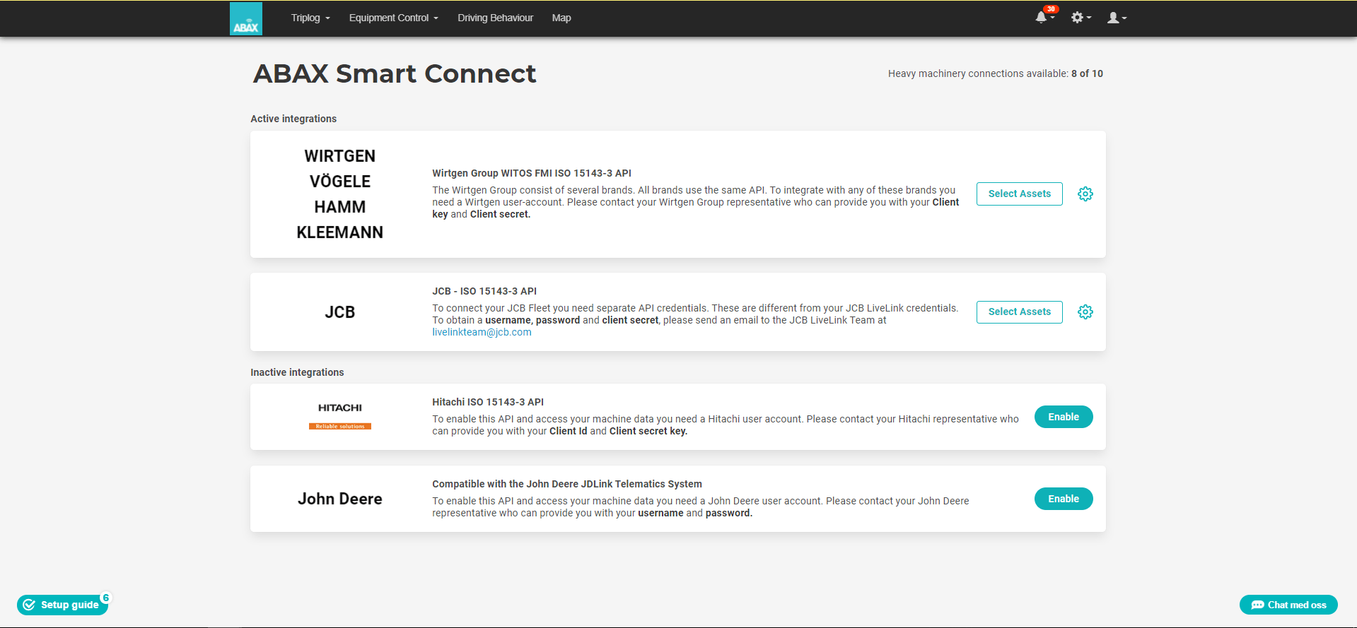 Smart Connect Unit overview screenshot