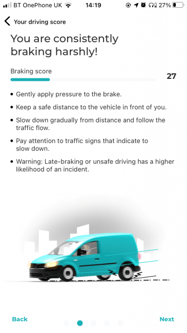 ABAX Driver App Driving Tips