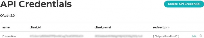 Onix Work Screenshot 2 - API Credentials